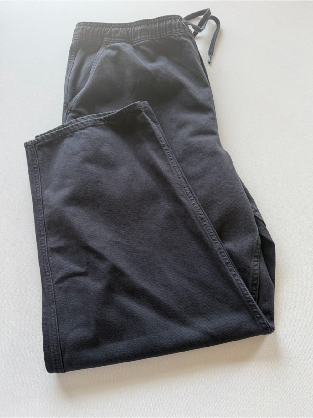 GAP Black Elastic Waist Sweatpants
